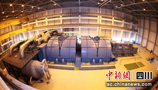 “华龙一号”全球首堆示范工程福清核电汽轮发电机组。尊龙凯时人生就搏电气 供图